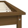 vidaXL Bedframe massief grenenhout honingbruin 140x190 cm