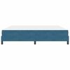 vidaXL Boxspringbed met matras Donkerblauw 200 x 220 cm Stof