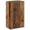 vidaXL Badkamermeubelset met lade Oud Hout Engineered hout, Metaal