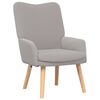 vidaXL Fauteuil Lichtgrijs 63 x 67 x 94 cm Schapenstof en Triplex