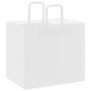 vidaXL Papieren zakken 50 st met hengsels 32x22x28 cm wit