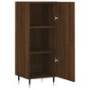 vidaXL Dressoir 34,5x34x90 cm bewerkt hout bruin eikenkleur