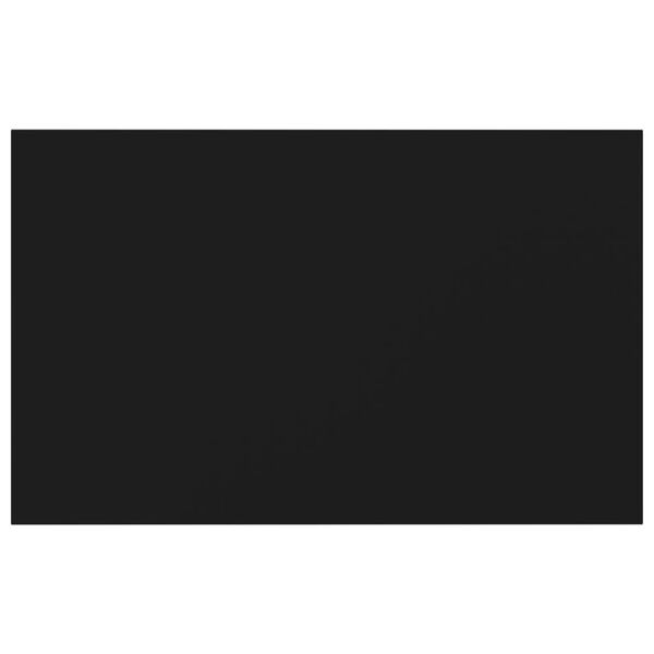 vidaXL Wandschappen 4 st 80x50x1,5 cm spaanplaat zwart