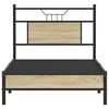 vidaXL Bedframe zonder matras hout sonoma eikenkleurig 90x190 cm