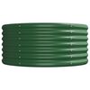 vidaXL Plantenbak 224x80x36 cm gegalvaniseerd staal groen
