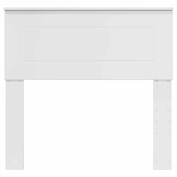vidaXL Hoofdbord met hoofdeinde Glanzend Wit 75 cm Bewerkt hout