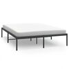 vidaXL Bedframe metaal zwart 140x190 cm