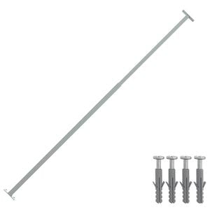 vidaXL Barri&egrave;restang verstelbaar 710-1200 mm