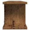 vidaXL Wandschappen 2 st 90x18x20 cm bewerkt hout oud houtkleurig