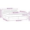 vidaXL Boxspring met matras fluweel donkergroen 180x200 cm