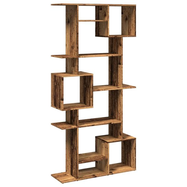 vidaXL Boekenkast 92x29x188 cm bewerkt hout oud houtkleurig