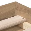 vidaXL Bedframe zonder matras 200x200 cm spaanplaat artisanaal