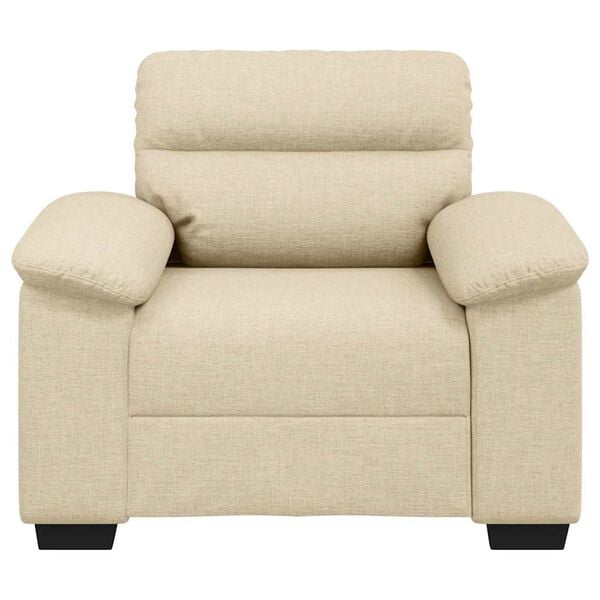 vidaXL Sofastoel Cr&egrave;me 100x81x84 cm Stof