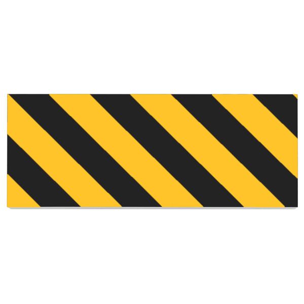 vidaXL Muurbeschermers 6 st 50x10x2 cm EVA-schuim geel en zwart