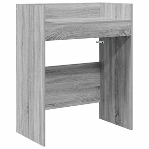 vidaXL DJ Tafel Grijs Sonoma 102 x 45 x 102 cm Bewerkt hout
