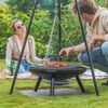 RedFire Tuinbarbecue met driepoot en vuurschaal 50 cm zwart