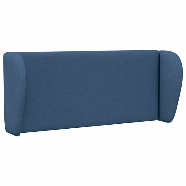 vidaXL Hoofdbord oor Blauw 40 x 23 x 6 cm Stof