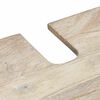 vidaXL Badkamermeubelset met lade met plank 4 pcs Wit Bewerkt hout