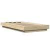 vidaXL Bedframe bewerkt hout sonoma eikenkleurig 100x200 cm
