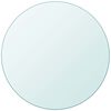 vidaXL Tafelblad van gehard glas 400 mm rond