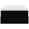 vidaXL Ottoman bed met matras 80x200cm stof zwart