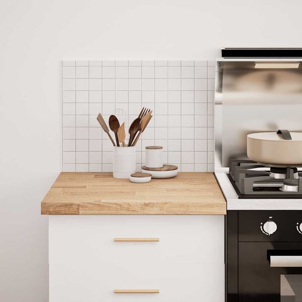 vidaXL Keuken werkblad rechthoekig 60x63,5x4 cm massief eikenhout