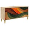 vidaXL Tv-meubel BONN 102 x 33 x 50 cm Sonoma Bewerkt hout