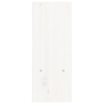 vidaXL Monitorstandaard (39-72)x17x43 cm massief grenenhout wit