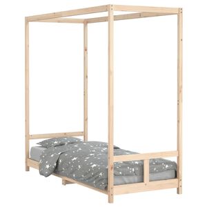 vidaXL Kinderbedframe 80x200 cm massief grenenhout