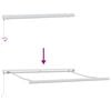 vidaXL Inklapbaar Zonnescherm Beige 350 x 250 cm Stof en Metaal
