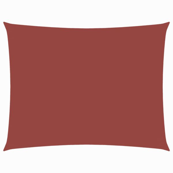 vidaXL Zonnescherm rechthoekig 2,5x4,5 m oxford stof terracottakleurig