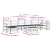 vidaXL 8-delige Loungeset massief grenenhout
