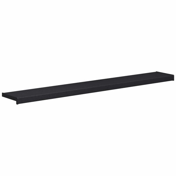 vidaXL Raamsokkel Anthraciet met Houtnerf 160 x 25 x 4,5 cm PVC