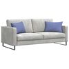 vidaXL Sofa Kussens 2 stuks Blauw 60 x 40 cm Stof