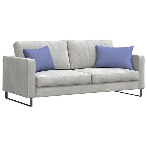 vidaXL Sofa Kussens 2 stuks Blauw 60 x 40 cm Stof