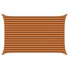 vidaXL Zonneschaduwzeil Oranje en Bruin 4 x 2,5 m