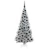 vidaXL Kerstboom met 300 LED met standaard Zilver 180 cm PET
