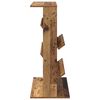 vidaXL Tijdschrift Rek met plank Oudhout 70 x 41 x 96 cm Bewerkt hout