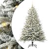 vidaXL Artificial Pre-lit Kerstboom met Ballenset Groen 210 cm