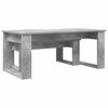 vidaXL Koffietafel Set 2 pcs Beton Grijs Bewerkt hout
