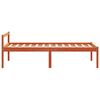 vidaXL Seniorenbed massief grenenhout wasbruin 90x200 cm