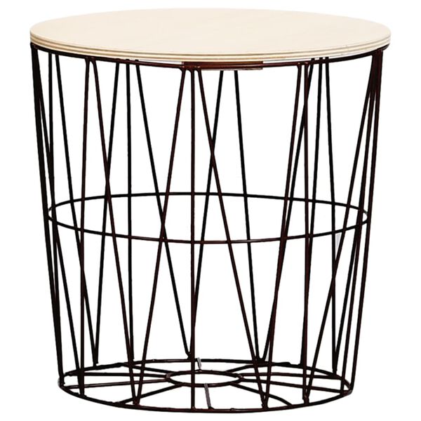 vidaXL Salontafels 4 st zwart