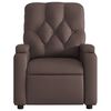 vidaXL Fauteuil verstelbaar elektrisch kunstleer bruin