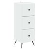 vidaXL Ladenkast Wit 33 x 34,5 x 90 cm Bewerkt hout