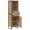 vidaXL Boekenkast Ambachtelijk eiken 43 x 36 x 150.5 cm Bewerkt hout