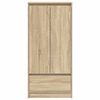 vidaXL Kast met lade 55,5x34x119,5 cm spaanplaat sonoma eikenkleurig