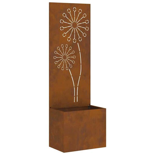 vidaXL Tuin Privacy Screen Fretwerk Roestig 50 x 140 cm Cortenstaal