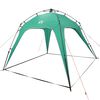 vidaXL Directe Tent met opslag Zeegroen 260 x 260 x 197 cm Staal