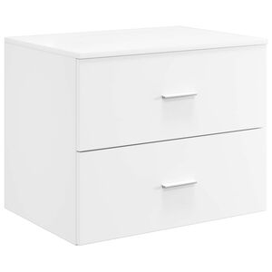 vidaXL Wandgemonteerde Badkamerkast Wit 62,5 x 44,5 x 50 cm