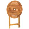 vidaXL 3-delige Bistroset poly rattan en massief hout beige
